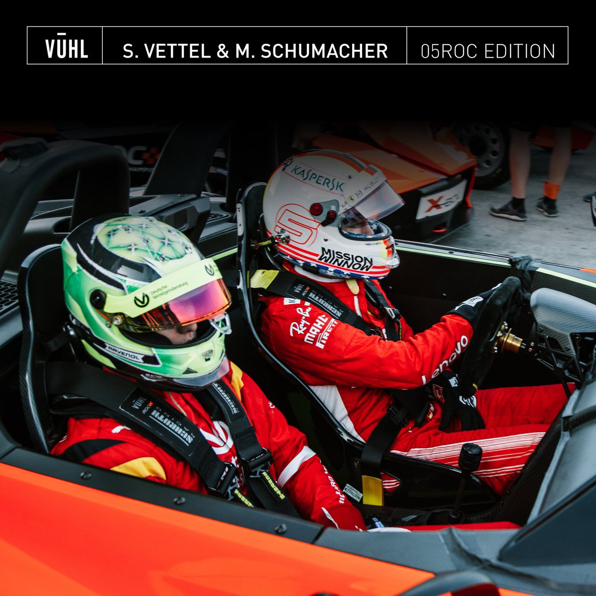 VUHLAutomotive's tweet photo. Four time @f1 Champion Sebastian Vettel is part of #TeamGermany alongside F1 Ferrari Driver Academy pilot Mick Schumacher in #ROCMexico!

@raceofchampions #RaceOfChampions #ROCMexicoRecap #Cms @obpMSport @bilstein_de @AlconBrakes @Siemens_Mexico @Mountune @SiemensPLM_MX https://t.co/m7PEeuKJQ8