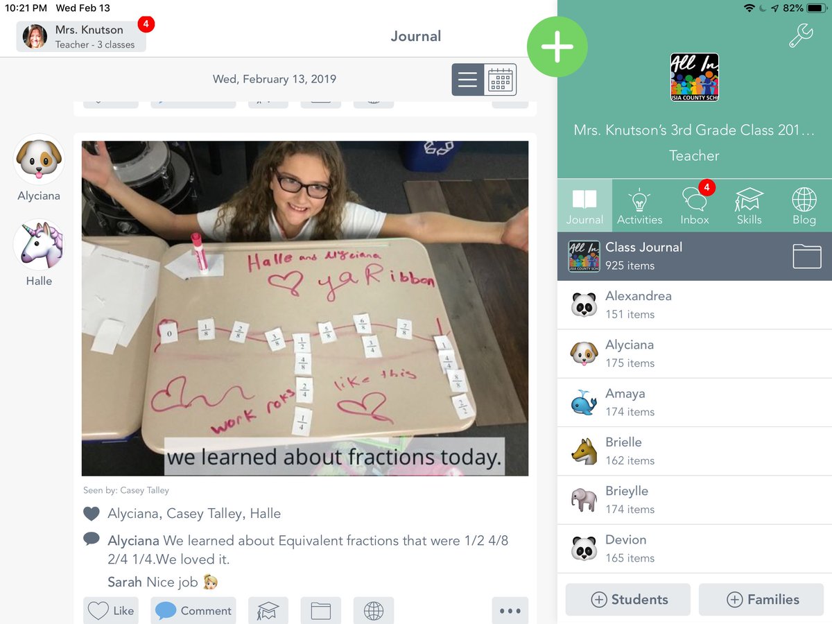 fknutson12's tweet image. Sooo much learning today! #vcsscience How does water move through the stem to the leaves? Follow the colored water. #vcsmath I can find equivalent fractions on a number line. @OrmondBeachElem