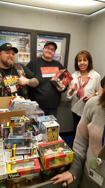 Play4Patients's tweet photo. Donation drop-off/hand out at @EastTNChildrens Feb. 13th, 2019 post 2. https://t.co/tkcUx0UP3w