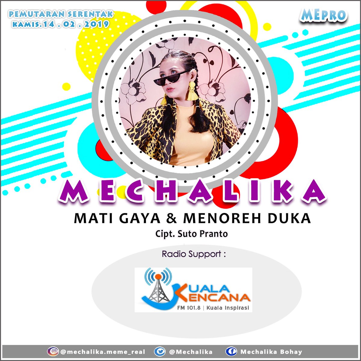 RadioIstanaBlt's tweet image. Dengerin 📻 @KualaKencanaFM hari ini ⏲️ 13.05 WIB #PemutaranPerdana 👉 @Mechalika - MATI GAYA &amp;amp; MENOREH DUKA 👈 CC #MEPro @HendraDutt