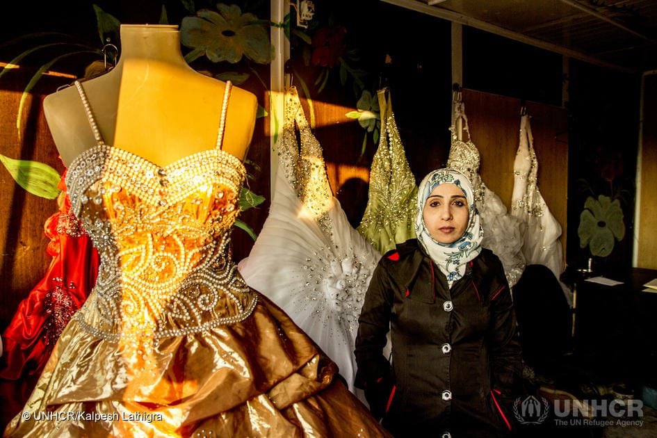 This #valentinesday, meet Um Murad, whose home in Syria was destroyed and her husband left paralysed. But rather than let the war break her, she became a matchmaker, preparing 700+ brides in Zaatari @refugees camp for their special day; now that’s spreading the #love.
