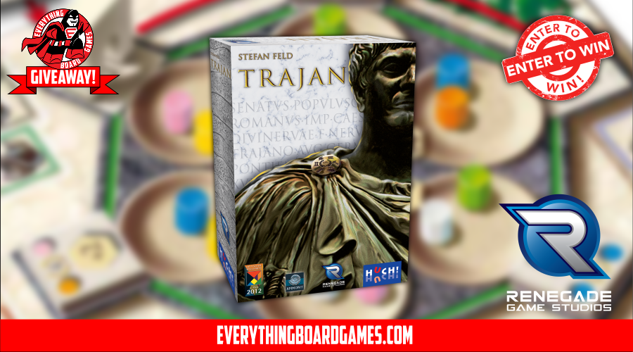 anotherwhofan's tweet photo. Enter to win a copy of Trajan from @PlayRenegade and @ETBoardGames. Ends February 28, 2019. Enter at https://t.co/OFh5R1NW62  https://t.co/UmErjlY728