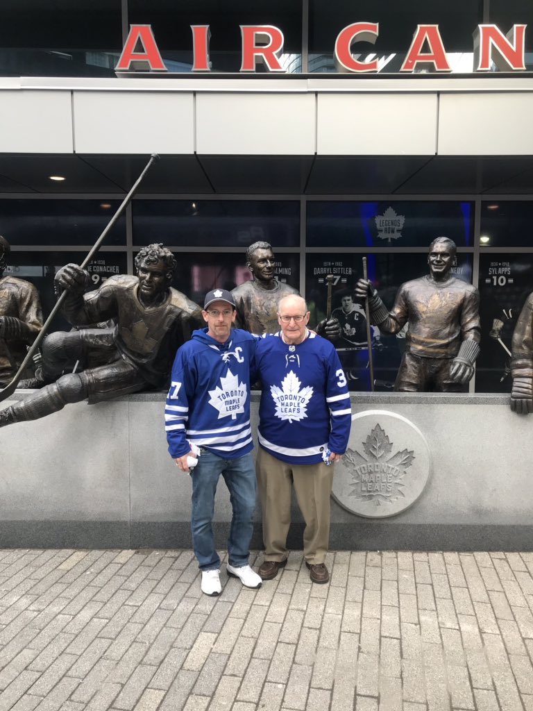 Tobinatorx's tweet photo. @MapleLeafs Jan 10 1979, Xmas tickets to my first ever game with my dad. Leafs were against the Minnesota North Stars..went to pregame and Walt McKecknie gave me a puck over the boards, then for the game we sat in the Greys....2-2 tie, and I’ve been hooked ever since! #LeafsForever #TML4Life https://t.co/taGXyW0Nf0