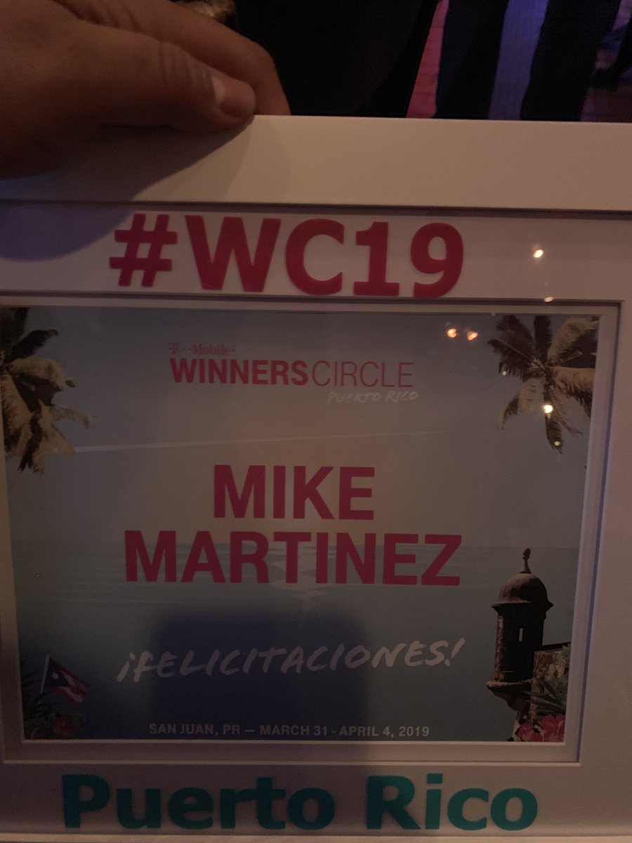 Extremely proud of SFL! #WC19 will be flooded with South Florida’s TM/DM team! Special shout to my Miami North team that made this possible! I love what I do! #SOFLORules #tmobile @JonFreier @SievertMike @JohnLegere
