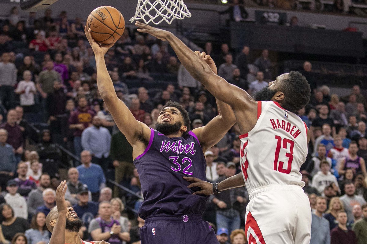 Rockets can’t stop Timberwolves, fall 121-111 thedreamshake.com/2019/2/13/1822… https://t.co/Vyo0UCvYUs