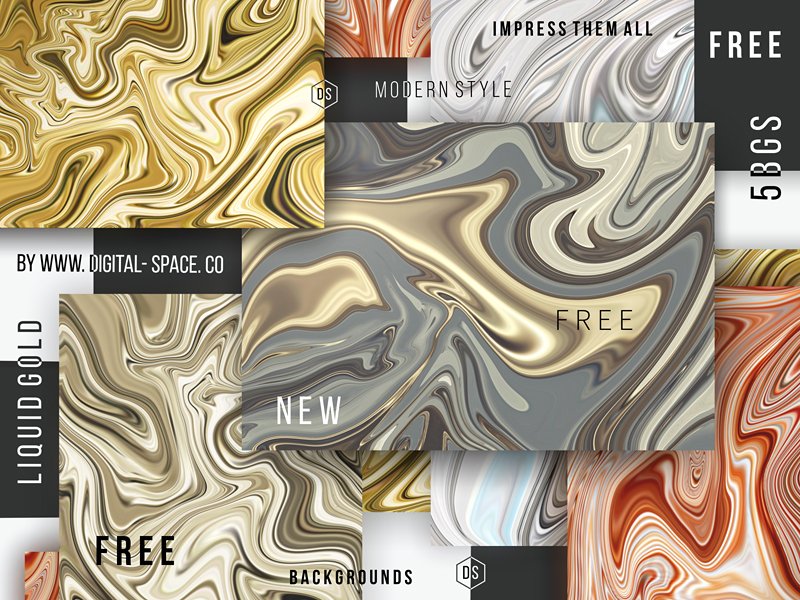 5 #Free Liquid Gold #Backgrounds. Created with alchemy in #Photoshop :) #Download them here: digital-space.co/free/5-free-de… #psd #psdTemplate #freebie #freePSD #graphic #design #graphicdesign #textures