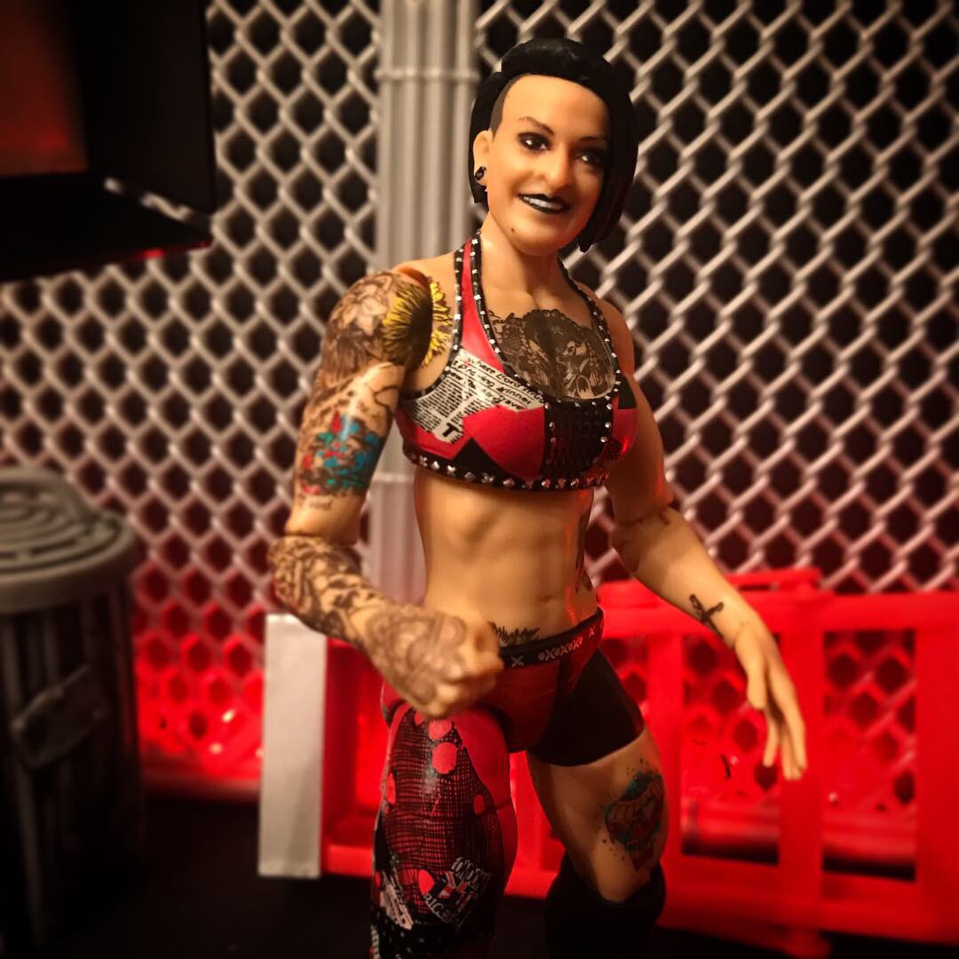 More toyspotting. The leader of the Riott Squad herself! An amazing figure. #wweelitesquad #figlife