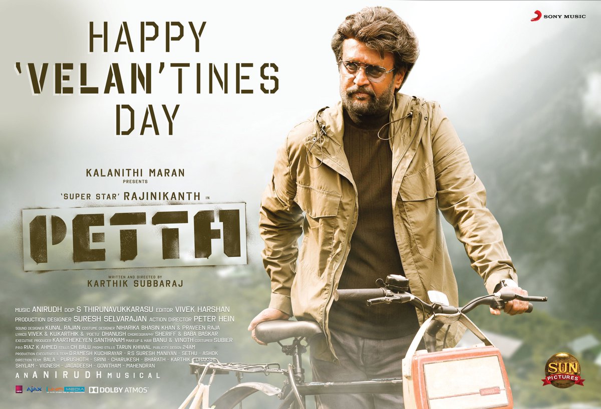 It's 'Velan'tines Day for all the Superstar fans out there!

#PettaWorldWideBB #Petta #Valentines #TrueLoveDay