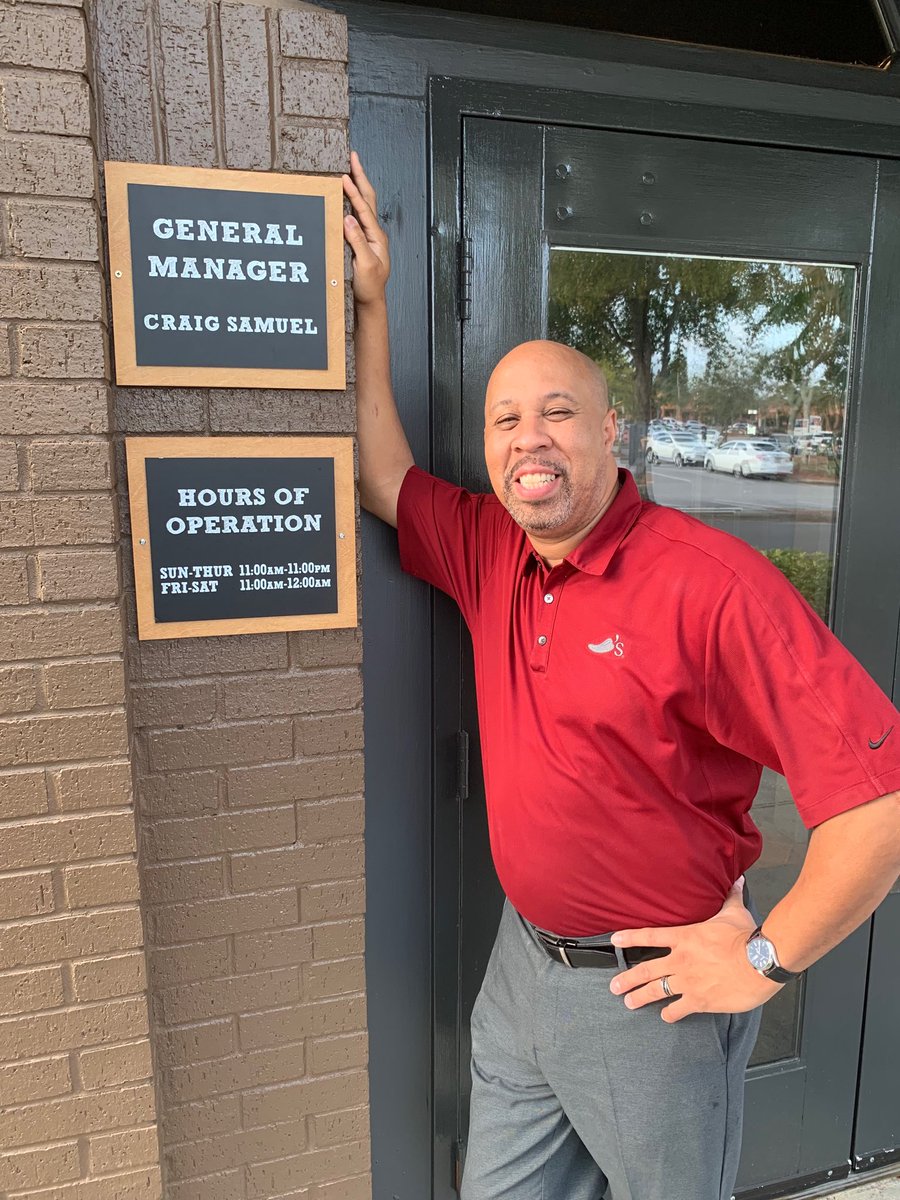 Dan Burbee (@danburbee) on Twitter photo It’s official...the GM sign is at the front door! Congratulations Craig Samuel on your promotion to GM <a href="/Chilis/">Chili's Grill & Bar</a> Clearwater It’s official...the GM sign is at the front door! Congratulations Craig Samuel on your promotion to GM <a href="/Chilis/">Chili's Grill & Bar</a> Clearwater