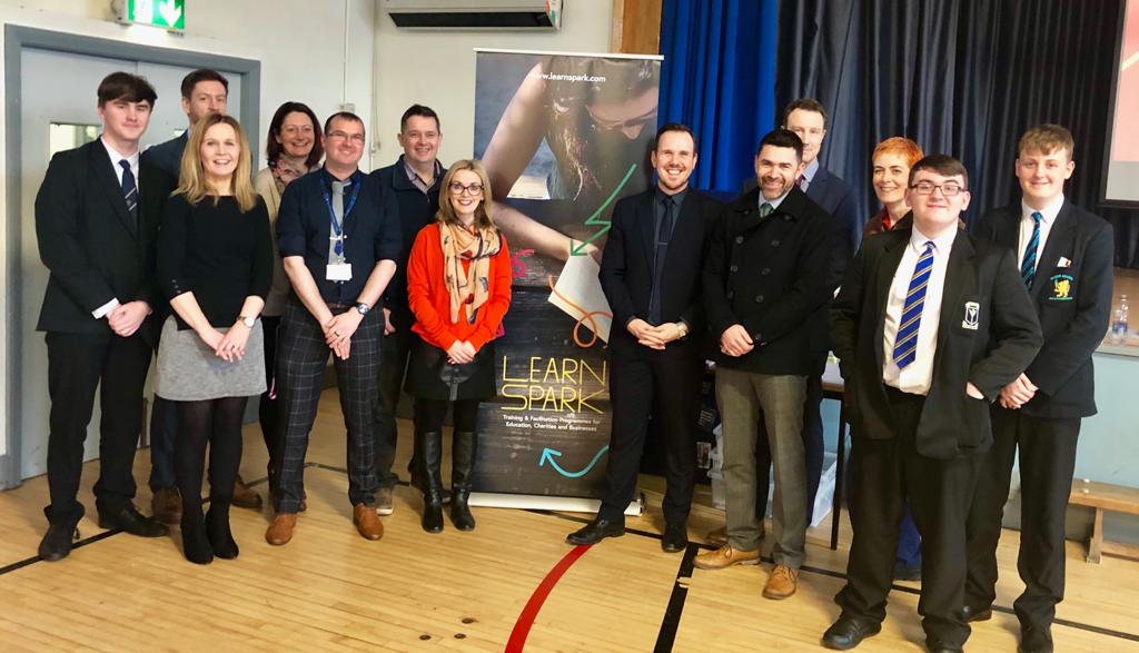 bangorSESP's tweet photo. A huge thanks to Paul from @LearnSpark for leading a Study Skills workshop yesterday afternoon. A very informative session for parents and pupils across our school partnership. #SharedEducation #Study #Exams #BePrepared https://t.co/rMdsyj0hsf