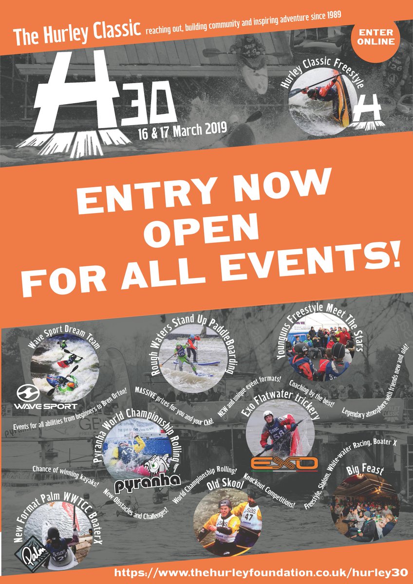 NOW’S THE TIME - ENTRY TO #HURLEY30 IS OPEN ow.ly/OEss50lmfvi