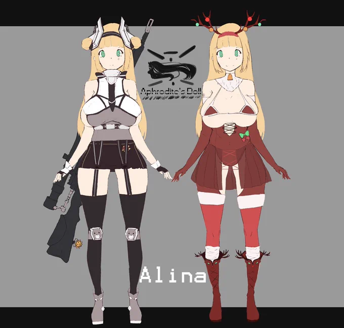 昨日のrkgkの続きとこのアリナと言う子に関する絵のまとめです。。。 
