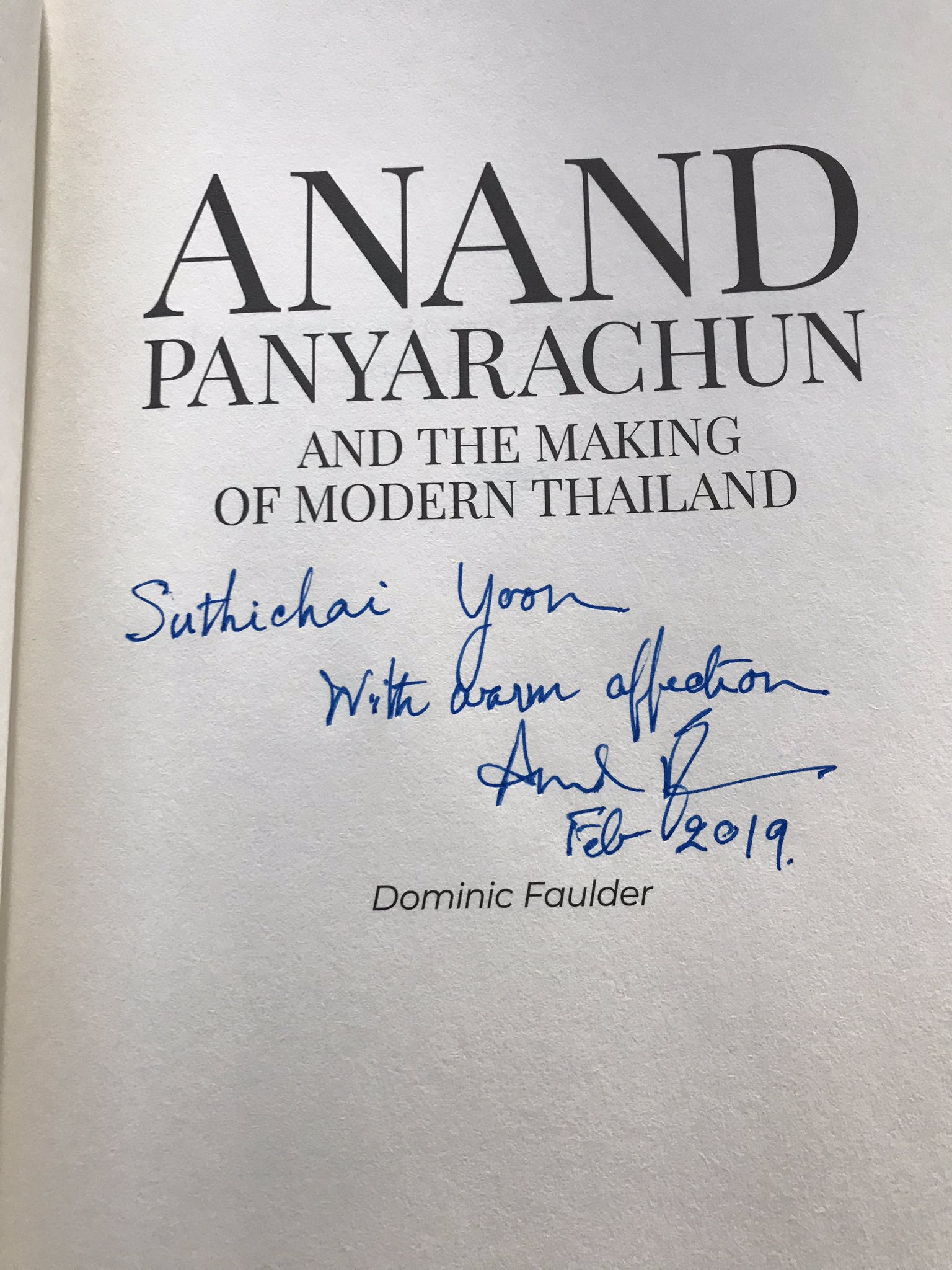 Anand Panyarachun and The Making of Modern Thailand: A Review