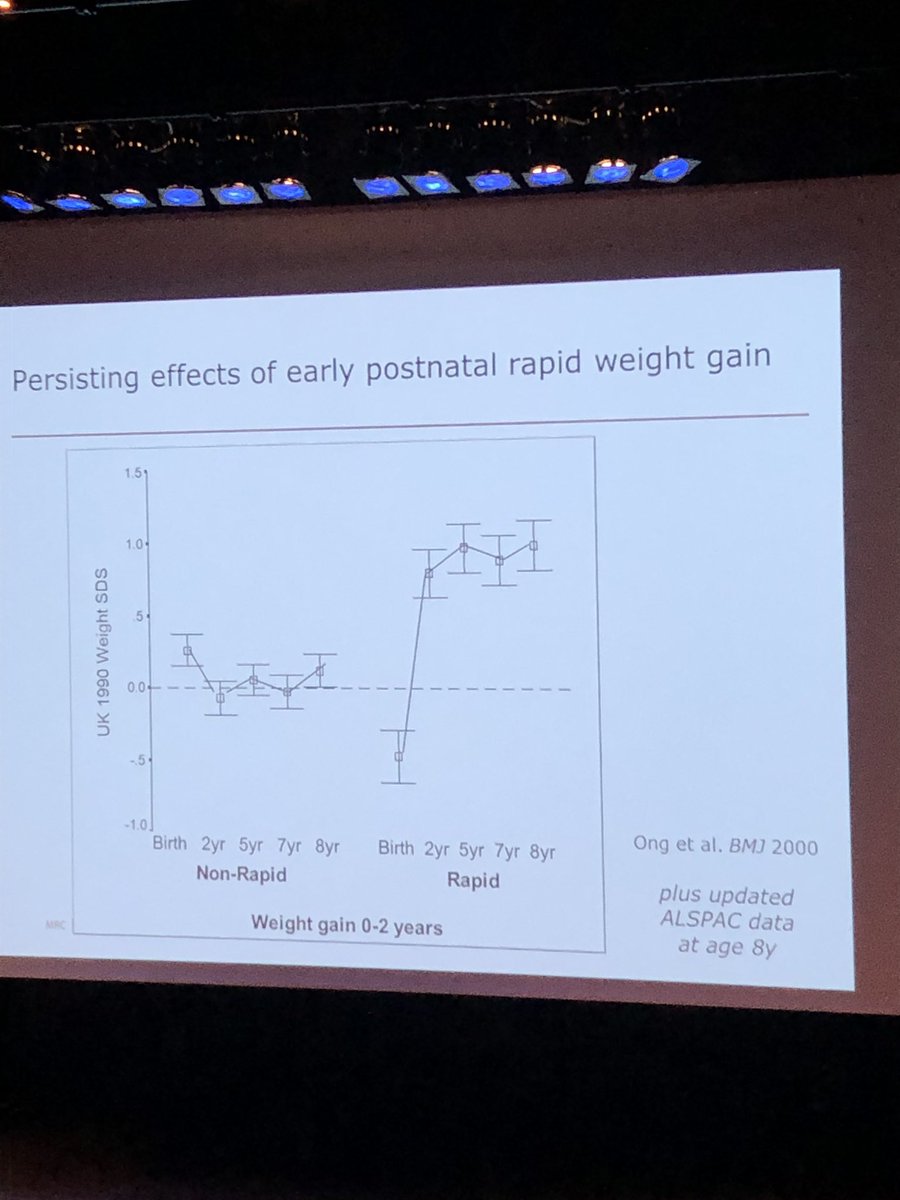 AstridNielen's tweet photo. Prof Ken Ong University of Cambridge speaks about persisting effects of early postnatal rapid weight gain and challenges for prevention. It takes a system approach #publichealth #Sarphati symposium https://t.co/j0IVKieTcX