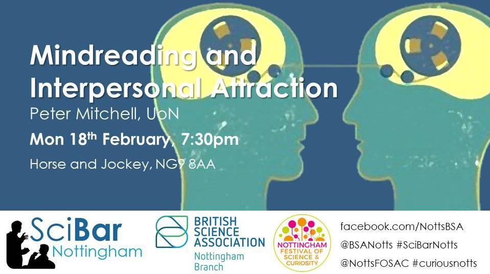 notts_psych's tweet image. Our very own Peter Mitchell is talking next week in the pub! Further details below @NottsFOSAC #curiousnotts