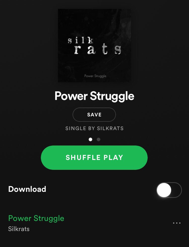 ❤️

As a Valentines Day gift to our listeners on Spotify, we have released our new single 'Power Struggle' a day early on there. 
Click the link below to check it out, and follow us whilst you're there! 

open.spotify.com/track/2iYXf7Xp……

Enjoy.