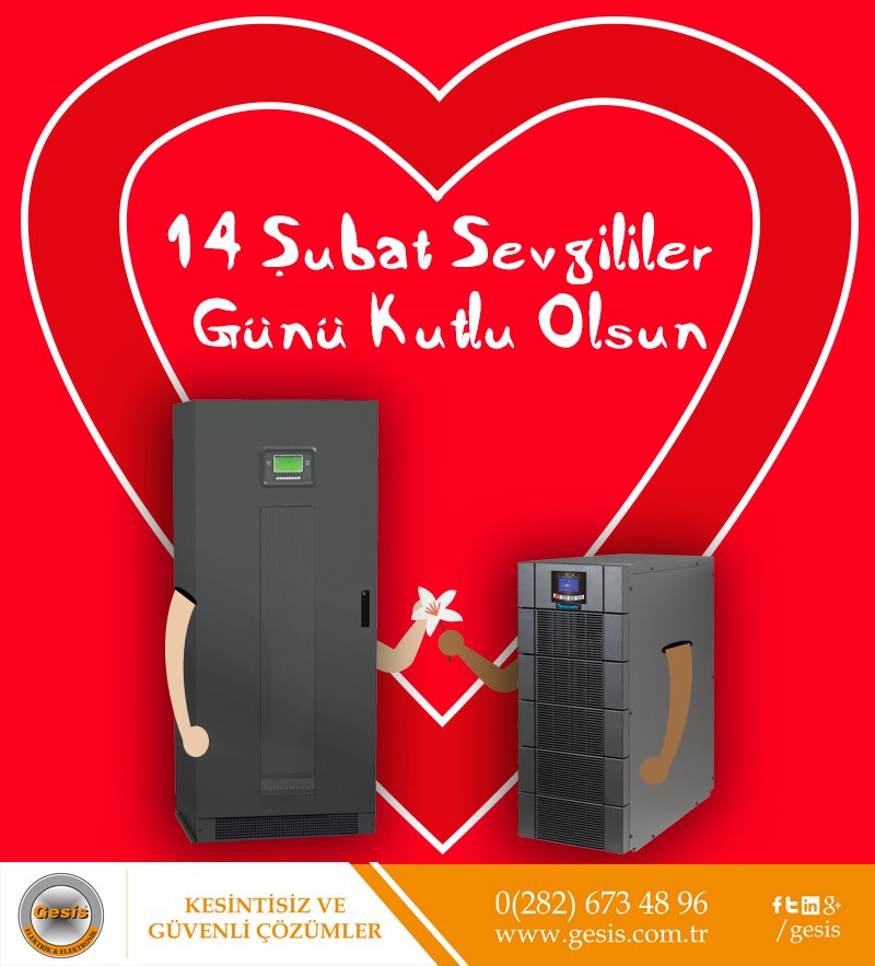 Sevgi, en güzel enerjidir.
gesis.com.tr 
#14ŞubatSevgililerGünü