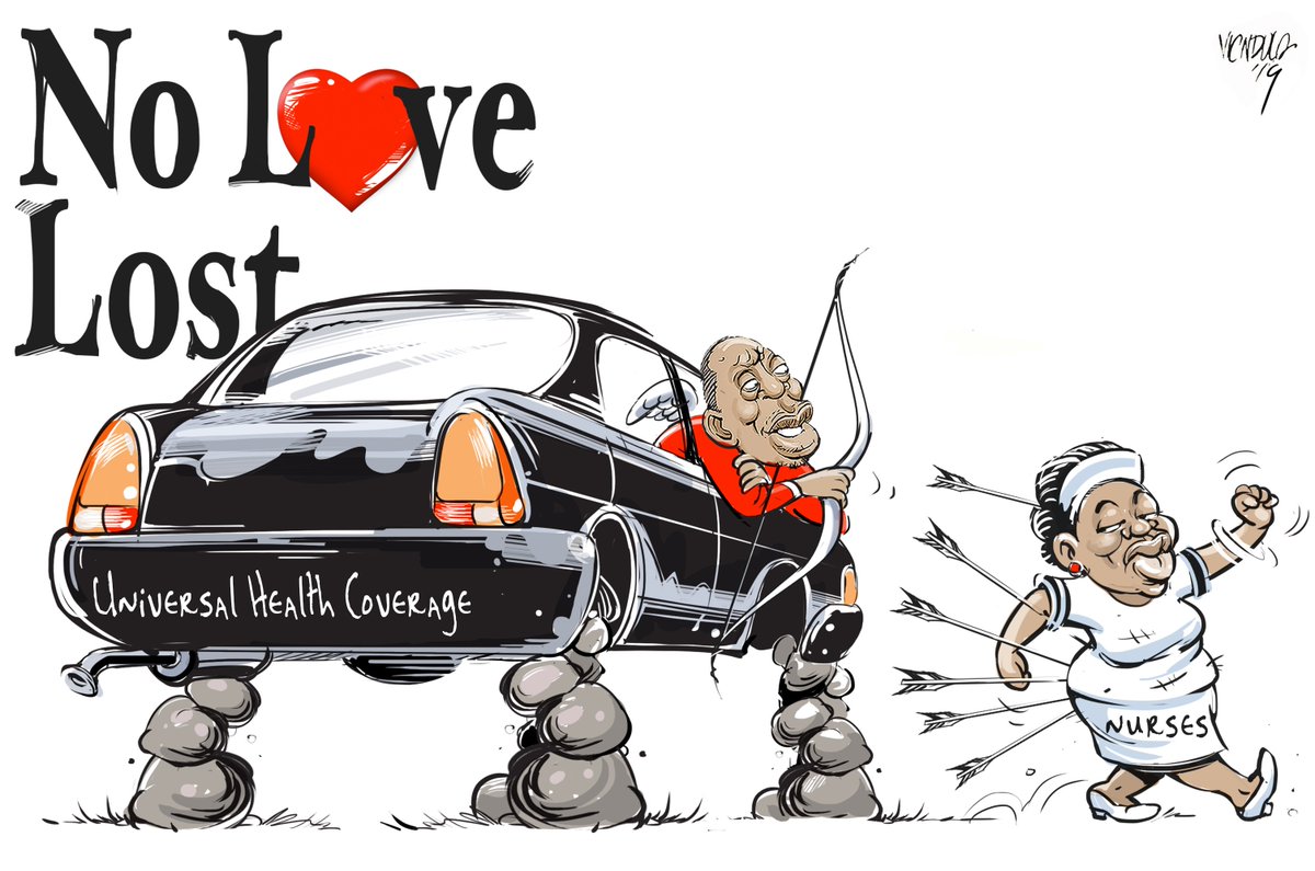 #ValentinesDay2019 #PayNursesKE #MensConference Unrequited love . This cartoon was published in the Star Newspaper