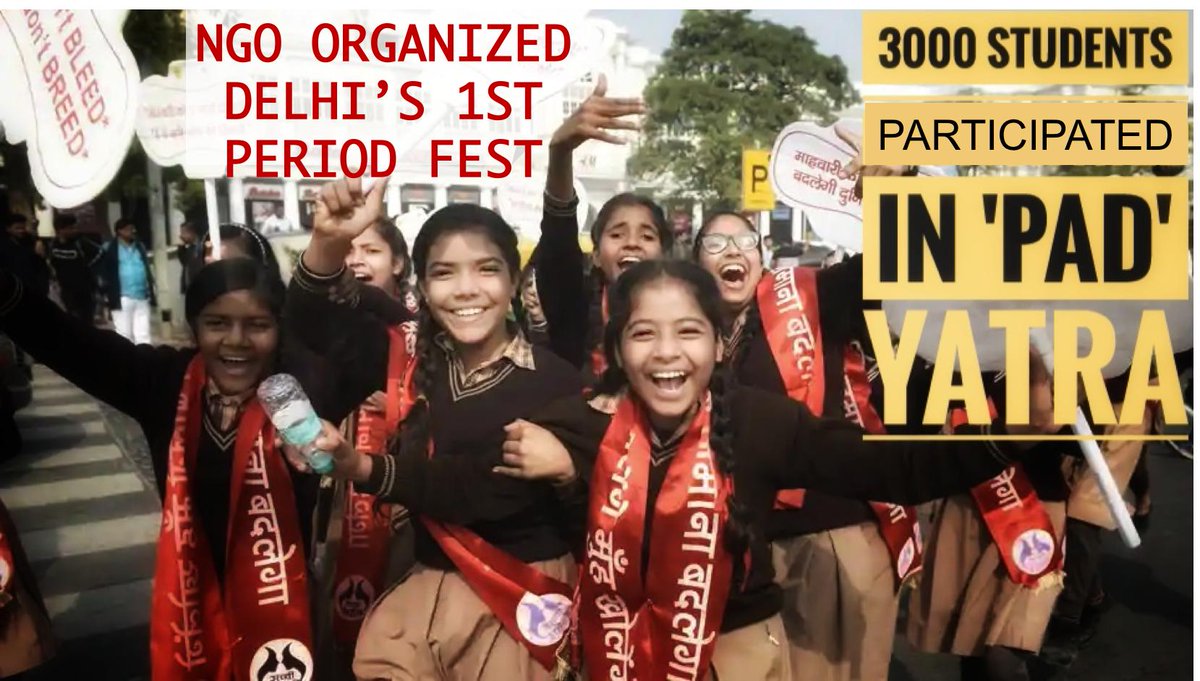 DelhiChronicles's tweet photo. A much-needed initiative by NGO Sachhi Saheli in association with Delhi Govt. to fight the social stigma around menstruation and spread awareness without any euphemisms, or shame. 
#DelhiGovt #girlpower #WomenEmpowerment #PositiveMentalAttitude #noshame @msisodia @akshaykumar https://t.co/RJrPpn0J41