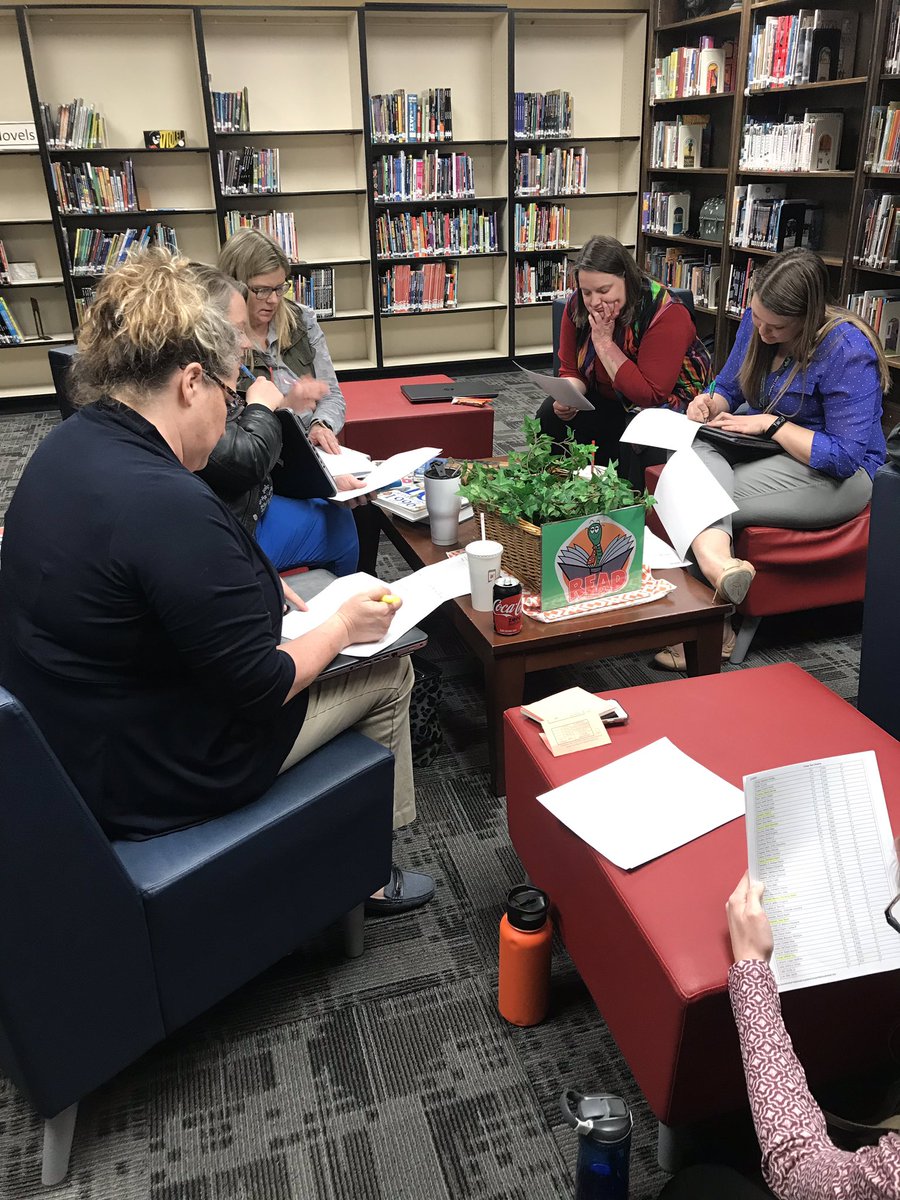 Bridger teachers work together to nominate students for ISD’s first AVID Elective classes which will debut next school year at Bingham and Pioneer! #bridgerbold  #ISDStrong #avidherd #avid4college