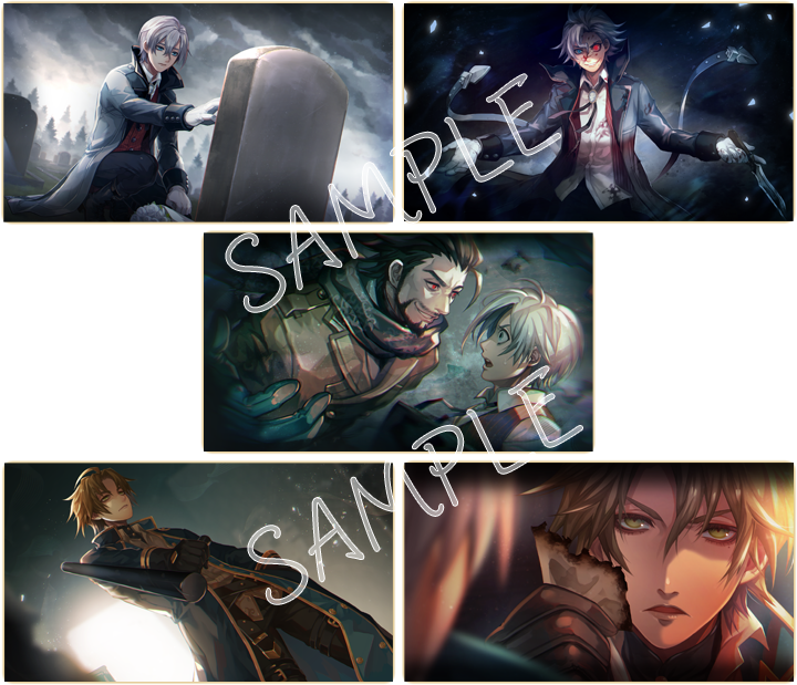 殺人探偵ジャック ザ リッパー公式アカウント 殺人探偵ジャック ザ リッパー 法人特典をご紹介 アニメイト様 ブロマイド5枚セット ゲーム内のイベントスチルを使用したブロマイドの5枚セット アーサー ジャック ハリーのイケてるメンズを