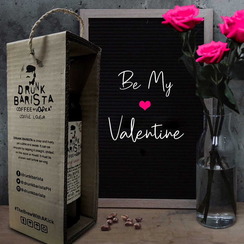 drunkbaristaPH's tweet photo. Add a kick to your drink this Valentine's Day.
#DrunkBarista #TheBrewWithAKick #CoffeeLiqueur #CoffeeVodka #CebuMade #Souvenir #valentines #LocalMade #SupportLocal https://t.co/DR85dgsQzb