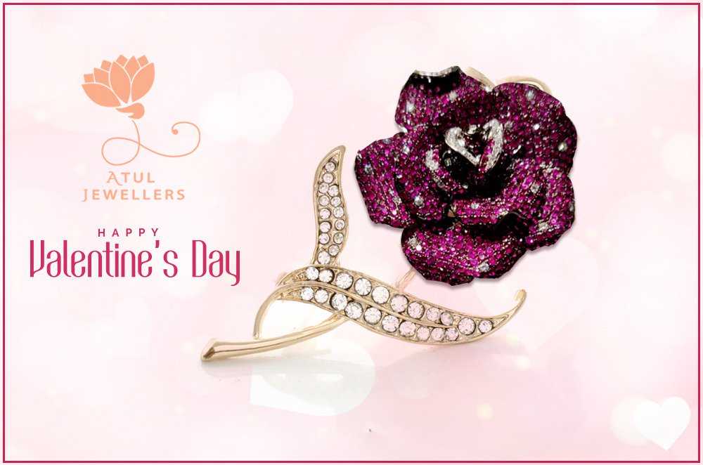 JewellersAtul's tweet photo. This Valentine's Day, gift her something which is as everlasting as your love. This beautiful ring, embedded with precious rubies and some glorious diamonds is a fabulous way to express your love.  Happy Valentine's Day! https://t.co/YF7J1BXTp5