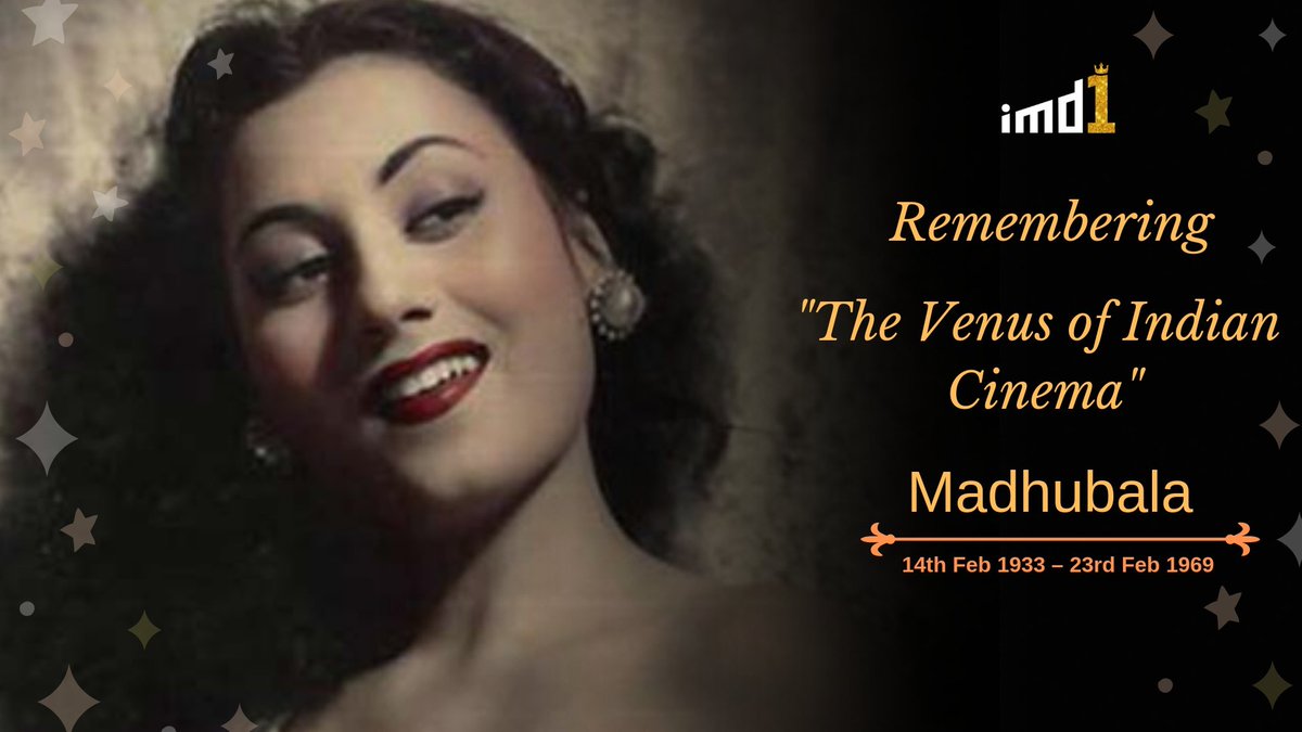 imd1 celebrates the #86thBirthAnniversary of legendary actress #Madhubala 'The Venus of Indian Cinema'.

 #HappyValentinesDay #Madhubala86thBirthday #MumtazDehlavi #bollywood #Legendaryactress #art #imd1