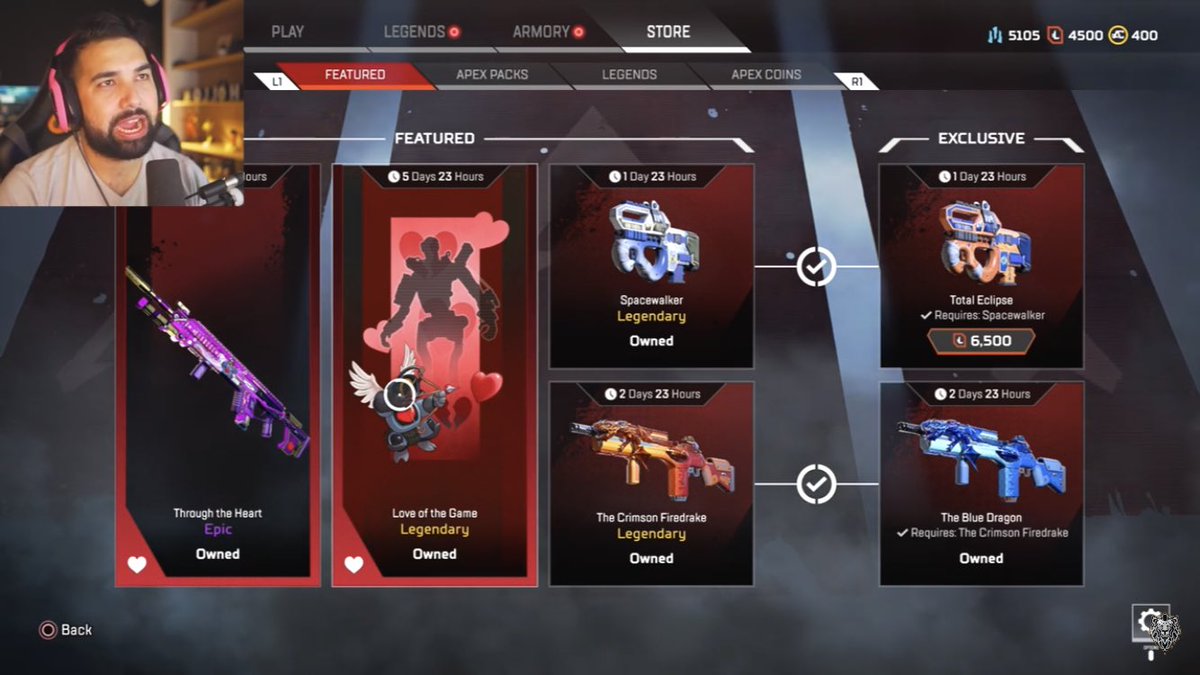 ApexLegendsFin's tweet photo. Store 14.2 #apexlegends #ValentinesDay photo from @HollowPoiint youtube video! https://t.co/SHeKFh5szk