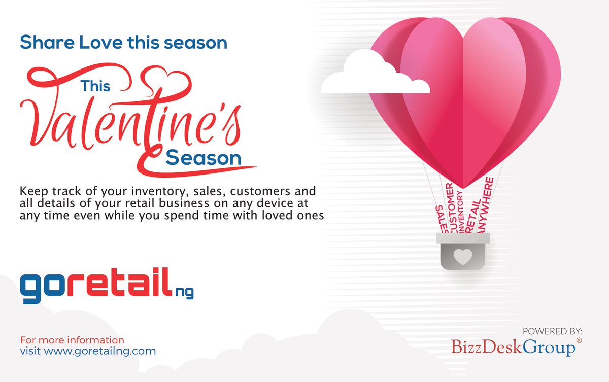 Bizzdeskgroup's tweet photo. We love what we do because of Clients like you. Wishing you a happy Valentine’s Day.

#BizzDeskGroup #goretailng #Valentines https://t.co/W3QZIfcE3Y