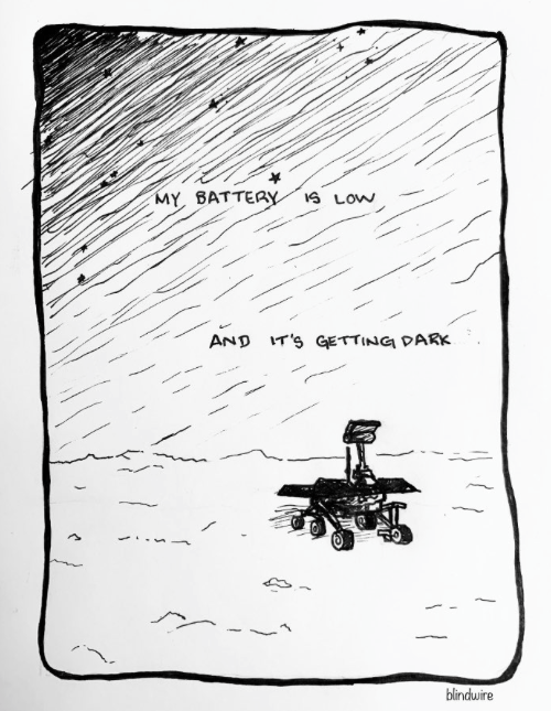 DrLynzFox's tweet image. That'll do little rover. That'll do.

#OpportunityRover #OppyPhoneHome