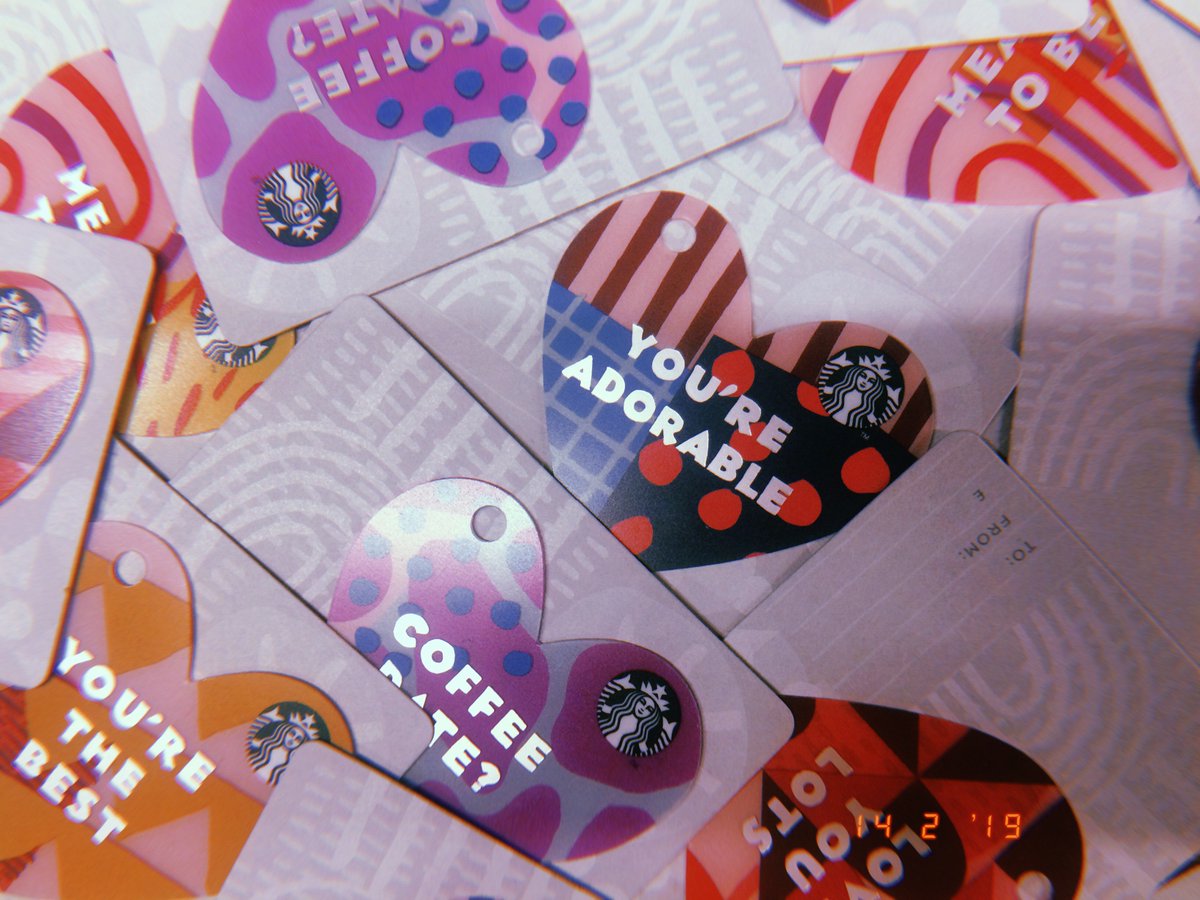 You know what's better than flowers on Valentines Day? Free coffee! Grab one of our Starbucks cards today, and start collecting your points to earn your free drinks and syrups, extra shots and first taste on new promo's. ❤️