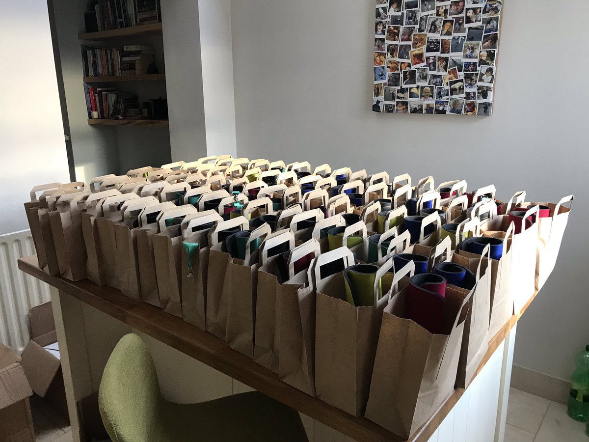 CHYPS nursing conference today. Very exciting to be spending a day learning, laughing and connecting. Goody bags ready!