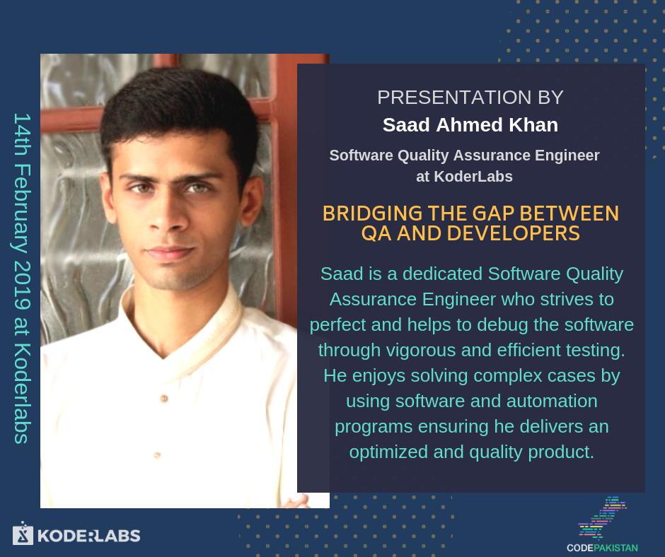 CodePakistanio's tweet image. Well, how many of you can relate to this situation when developers and QA starts proving their point with criticism? Saad Ahmed Khan our expert SQA will be bridging this gap that will help build a better ground to solve issues without any conflict. #KoderLabs #CodePakistan