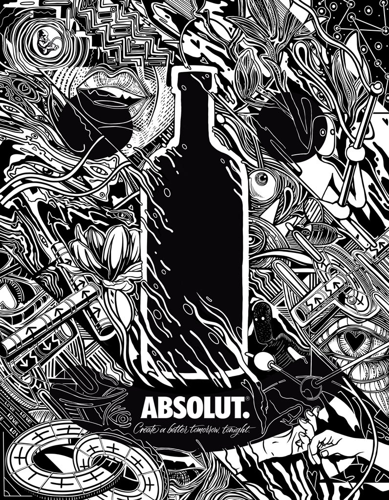 johnny1allison's tweet photo. My absolut poster 

@absolutvodka @ABSOLUTvodka_US @absolut @Procreate 

 #absolutcompetition #absolutcreativecompetition #art #illustrations https://t.co/bEhsJBHEIQ