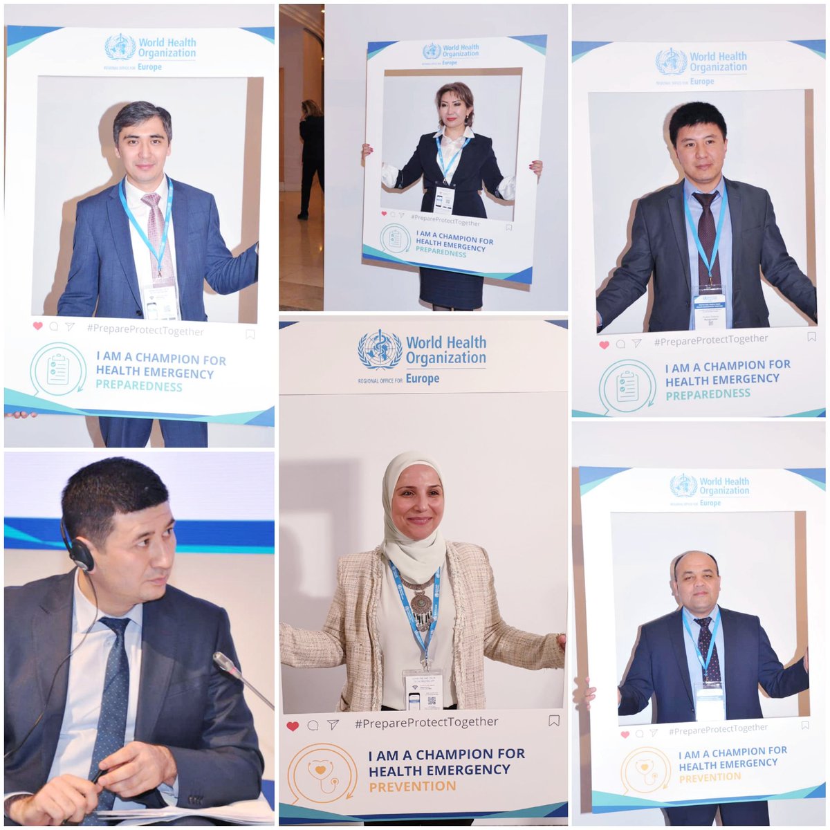 TasnimAtatrah's tweet photo. Working together to better protect and save people from health emergencies. Central Asia team, team together advancing public health preparedness #PrepareProtectTogether https://t.co/b0XhhisUtU