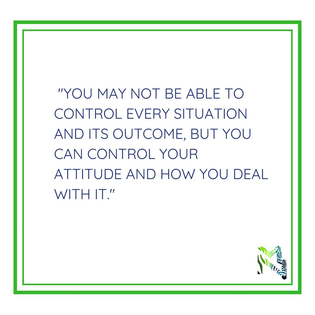 Mindset Change #PositiveLiving
There are two things you can control, your attitude and your effort.