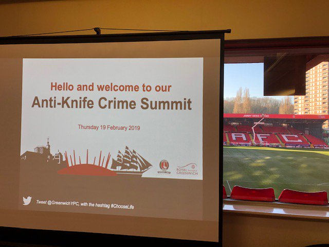 Wandsworth Safeguarding Children Board Independent Chair Nicky Pace is at the Anti-Knife Crime Summit for children and young people in Greenwich held at Charlton Althetic Football Ground. The good thing: there is over 100 young people here.