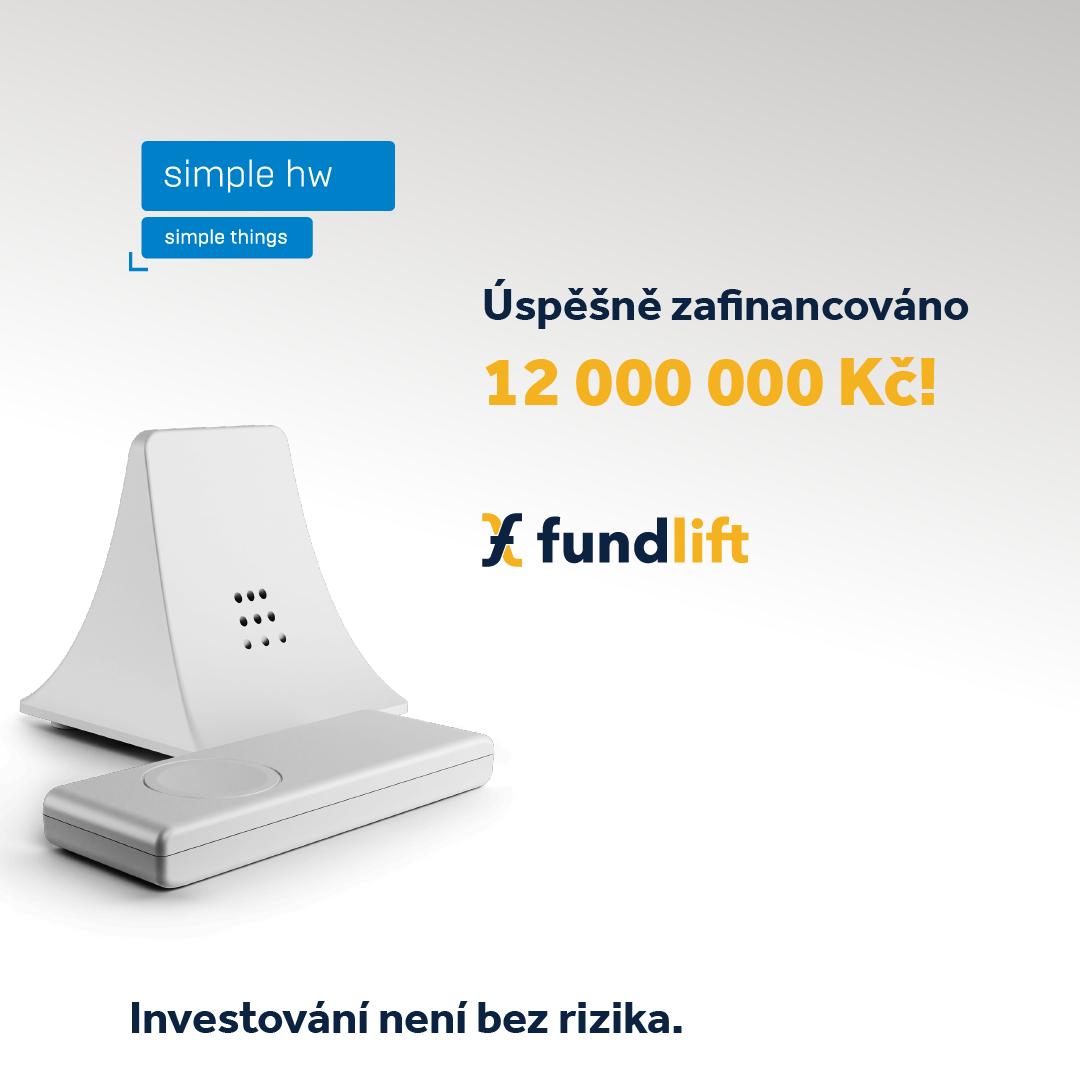 Úspěšně jsme ukončili další projekt, Simple Hardware zainvestován na 200 % plánované investice! Do projektu se rozhodlo vstoupit 322 našich investorů, kteří společně zafinancovali 12 000 000 Kč. Další projekty na fundlift.cz

* Investování není bez rizika.