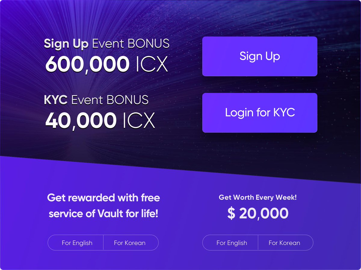 VELIC Airdrop ⭐️⭐️⭐️⭐️⭐️

🔸 25 ICX (~$5.7) and 1800 VELT (~$27) tokens for sign up and easy tasks.   
😍 ICON is listed on CMC and trading on all major exchnages.

 Grab VELIC : freeairdrop.io/airdrop/velic.…