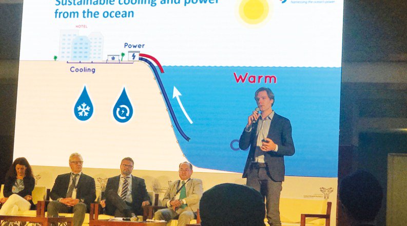 Oman_biz's tweet photo. Oman has the potential to harness the ocean’s inexhaustible thermal energy for power generation and district cooling, among other commercial applications @IFSTD_om @BlueriseBV @agrifishoman @oman_aer @OmanPwp #OceanThermal #RenewableEnergy @Mog_Oman https://t.co/3vRJszioWL https://t.co/zgo7ts1rci