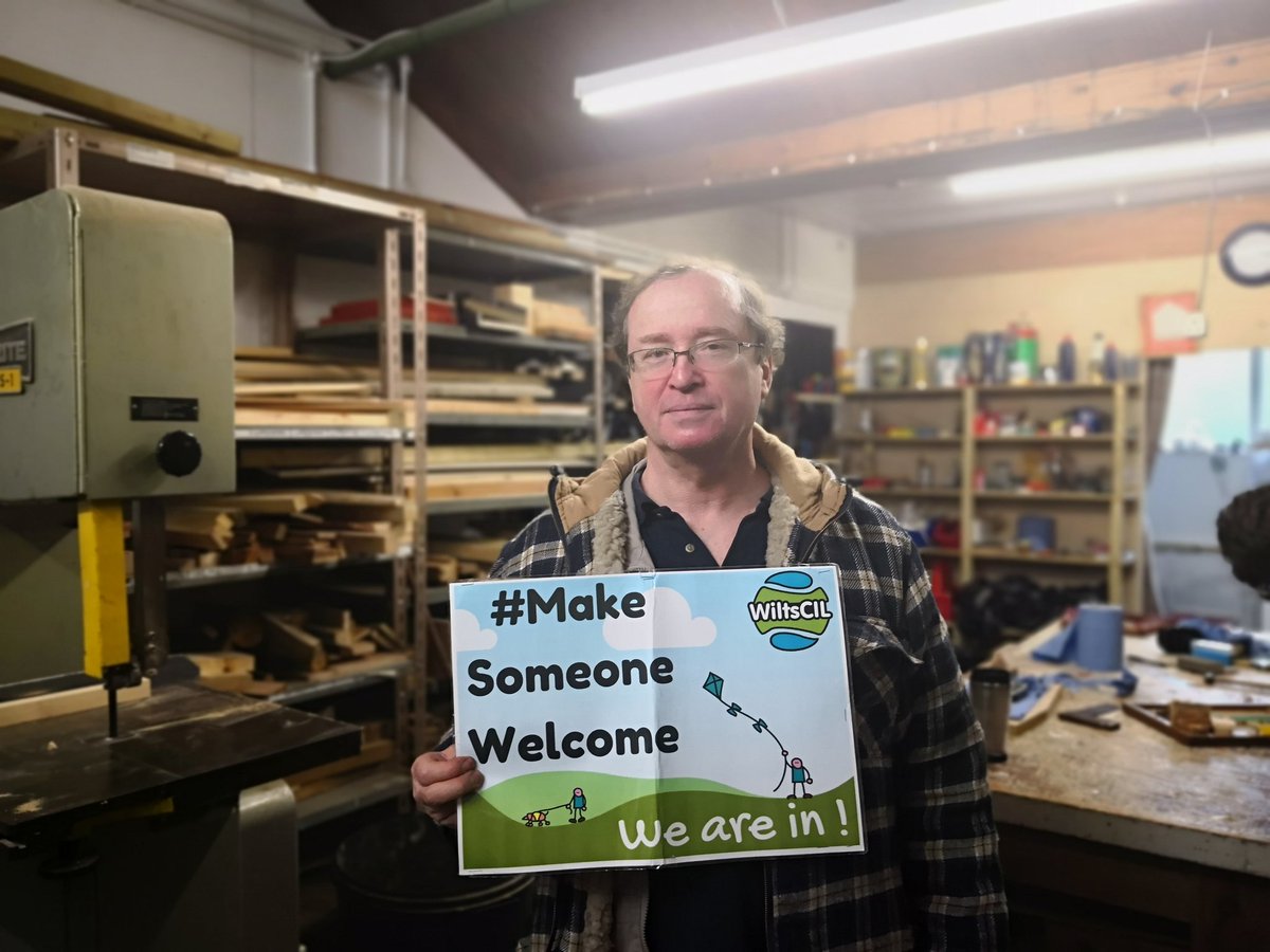 WILTSCIL's tweet photo. #MakeSomeWelcome ****Newsflash ****
@WestburyShed are the latest group to sign up to our brilliant campaign!
They're in! #goodlife #stoppingloneliness #mentalhealth https://t.co/j1EDrbCwhc