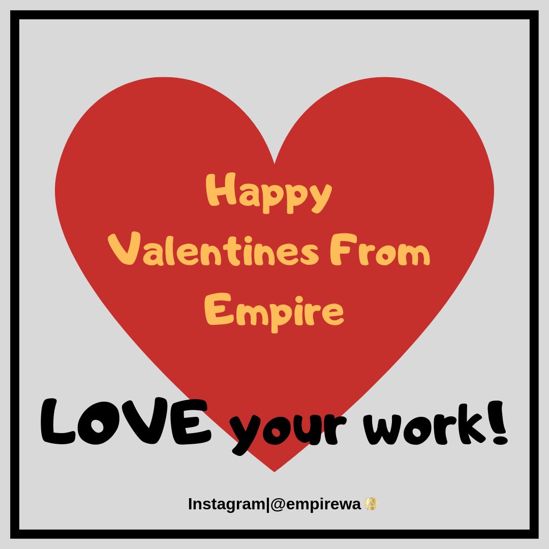 Happy Valentine’s Day! Love your Work!