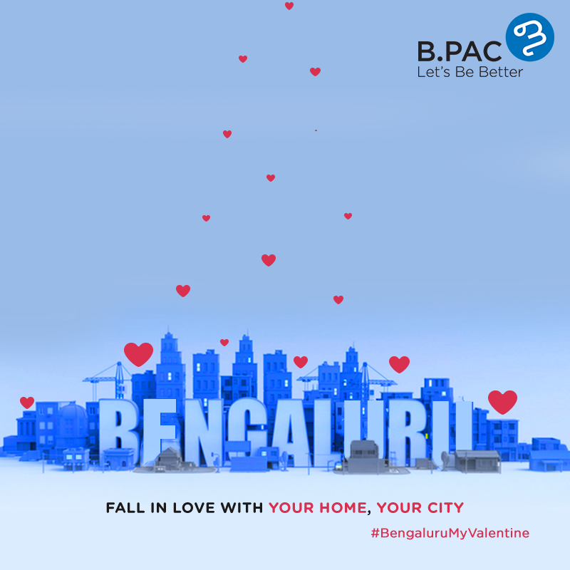 BPACofficial's tweet photo. They say #home is where the #heart is, #Bengaluru is your city, your home. This Valentine’s day explore different ways you can fall in #love with your #city. And share your photo or videos, use the #BengaluruMyValentine.
#ValentinesDay #ValentinesDay2019 https://t.co/jVFaYiIUpY
