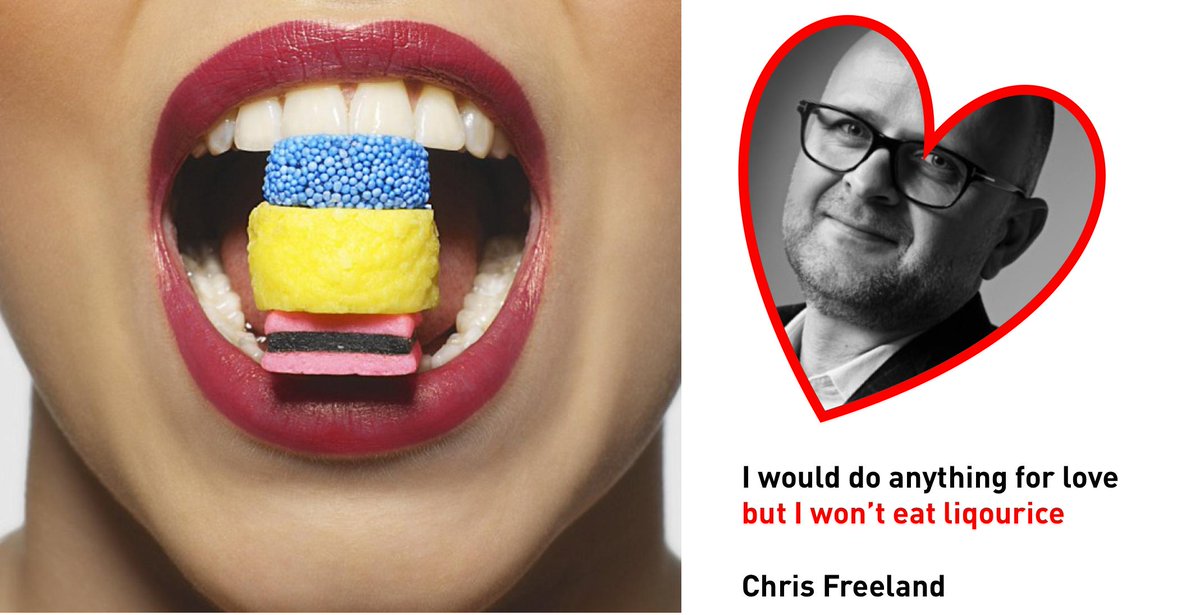 RAPP_UK's tweet photo. We're pretty fearless at RAPP but there are some things that even the best of us have to draw the line at.  @ChrisFreeland13 would do anything for love, but he'll never eat liquorice or drink Pernod. Good job we welcome ALL SORTS of people at RAPP when it comes to recruitment... https://t.co/jrpU7CdqhA