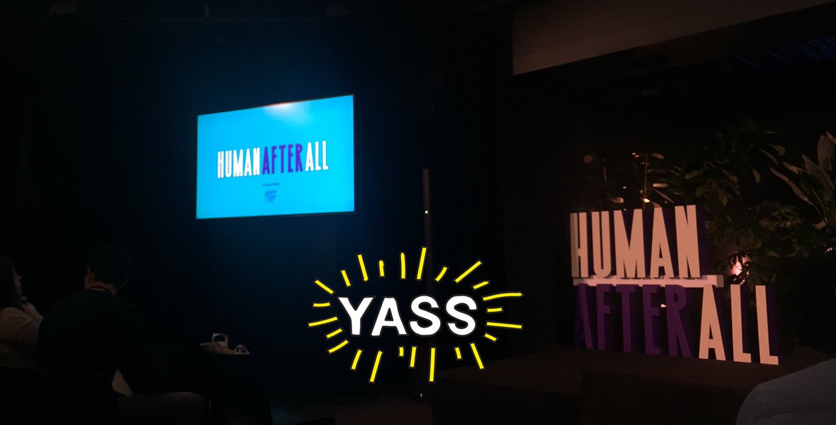 Lefuturpresent's tweet photo. Human after a matinée organised by @WTTJ presenting the new state of affairs in recruitment. https://t.co/LjZOOGweqn