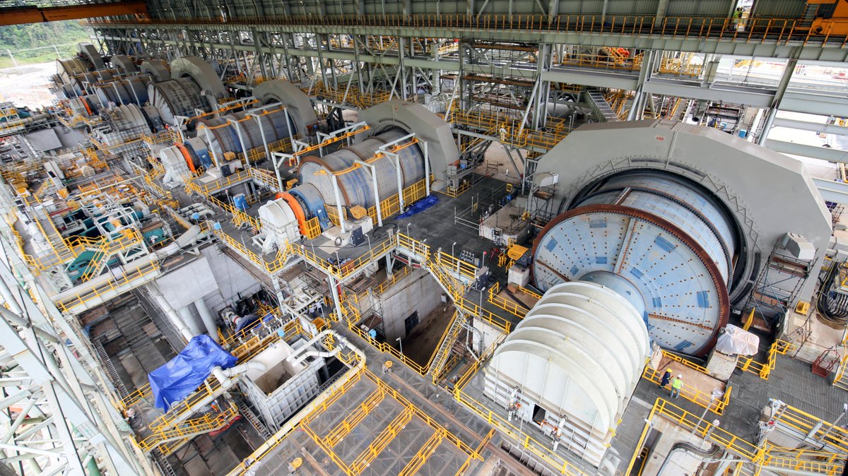 im_mining's tweet photo. #FirstQuantum Minerals has introduced first ore to the processing plant at its #CobrePanama open-pit #copper #mine in Panama. The operation will now start its ramp up to nameplate capacity of 74 Mt/y https://t.co/PinCHsaMsb #futureofmining #Panamamining #newcopper https://t.co/GAJmXBoPMm