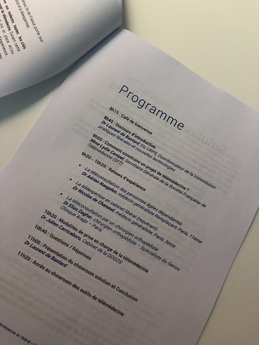 🔊Ce matin Colloque Télémédecine organisé par l’@urps_med_idf au @FIAP_Paris : téléconsultation, téléexpertise, comment ça se passe en pratique pour les médecins libéraux ?
#esanté #hcsmeufr #msante #santeconnectée