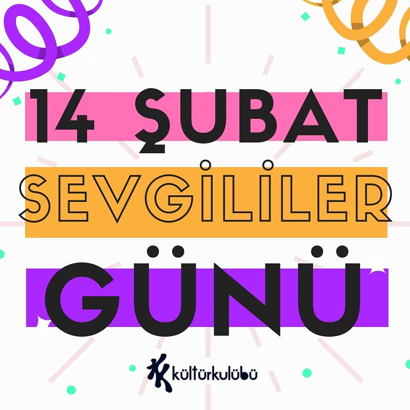 Sevgililer gününüz kutlu olsun! ❤