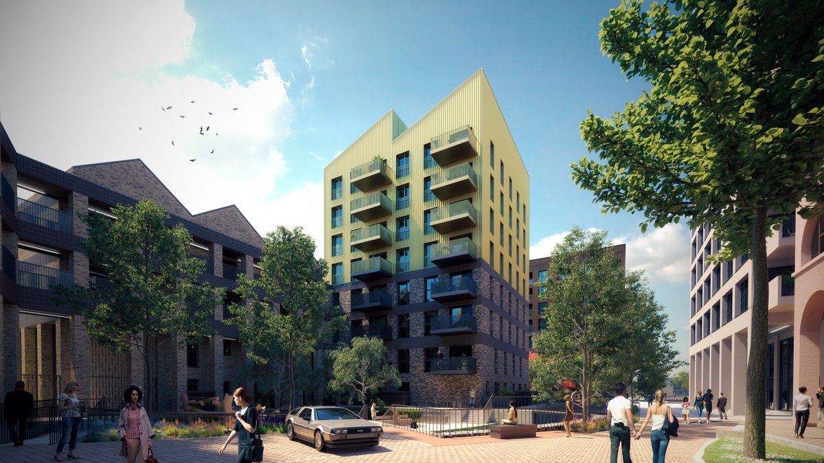 PeterSikker's tweet photo. C.F. Møller Architects, Catalyst housing association and Swan Housing Association are delighted to announce that Waltham Forest Council has voted to approve plans to build a new housing-led mixed-use development  on Blackhorse Lane. 
https://t.co/7veBJK8Jnz https://t.co/HSbJlgiRlQ